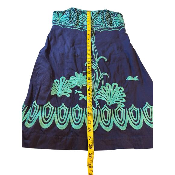 Lilly Pulitzer Strapless Bowen Fly Me to the Sea Dress - Size 6 - Picture 5 of 8